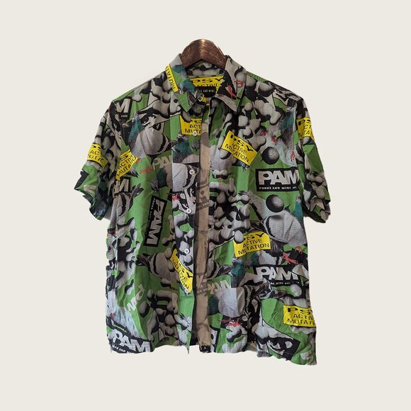 PERKS AND MINI - Collage short sleeve shirt - Sz S - Picture 1 of 7
